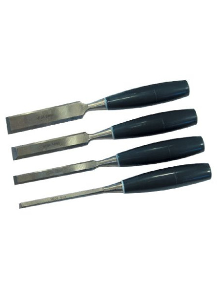 SET DALTI LEMN CU MANER PLASTIC - 4P.