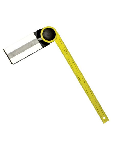 VINCLU METALIC UNGHIULAR CU SCALA METRICA-GRADATA 350MM