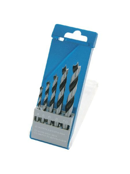 SET BURGHIE LEMN DIN OTEL 4-10MM - 5P.