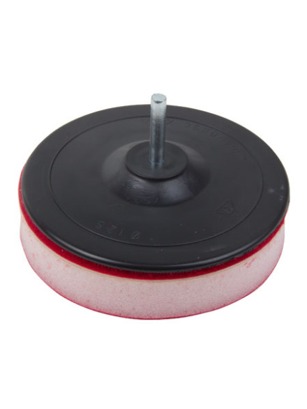 SUPORT DISC ABRAZIV AUTO-ADEZIV BURETAT CU TIJA / 125MM