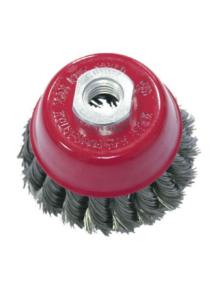PERIE SARMA IMPLETITA TIP CUPA CU FILET 80MM