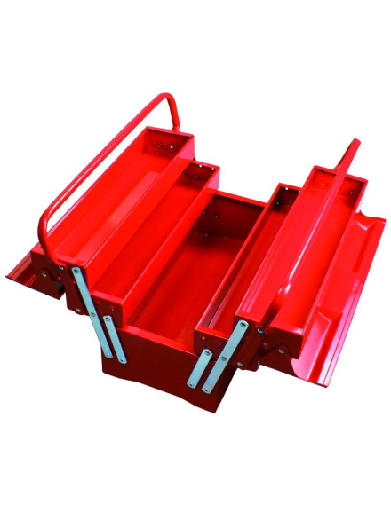 CUTIE SCULE METAL CU 2 MANERE 404X200X290MM / 5 SERTARE