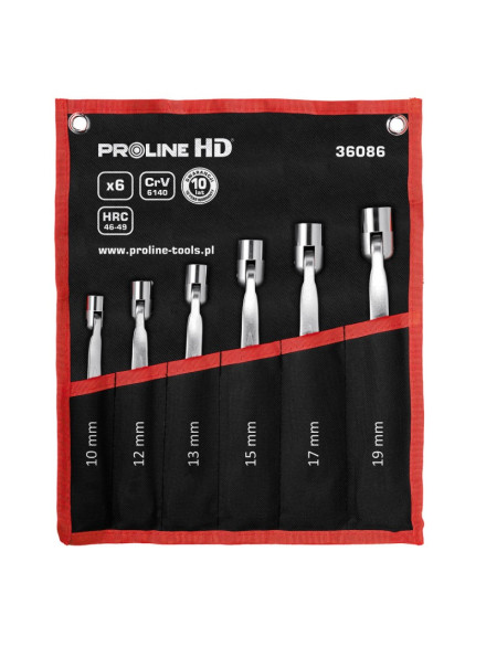 SET CHEI FIXE CU TUBULARE FLEXIBILE CR-VA HD 10-19MM 6P