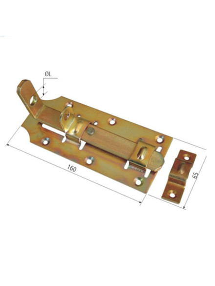 ZAVOR APLICAT CU INEL LACAT 65/160MM