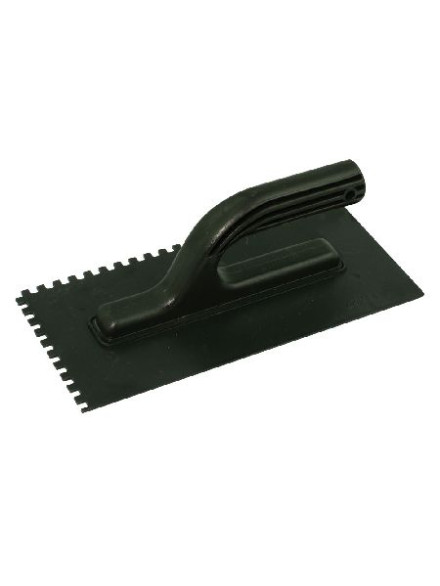 GLETIERA PLASTIC DINTATA CU MANER INGUST 270X130/6MM