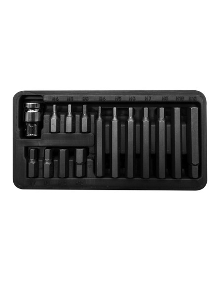 SET VARFURI HEXAGONALE CR-VA S2 - 15P.
