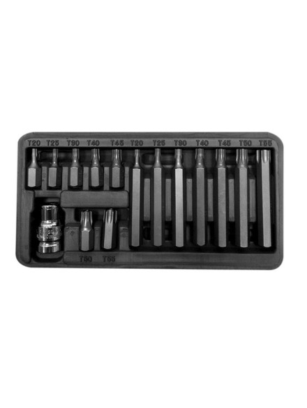 SET VARFURI TORX CU ORIFICIU CR-VA S2 - 15P.