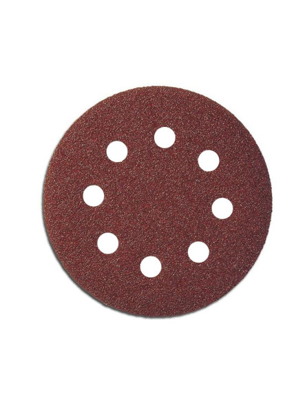 DISC ABRAZIV HARTIE CU ORIFICII 125MM - GR.240, 5/SET