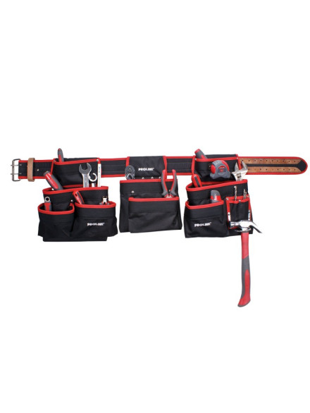 CENTURA PIELE CU 16 BUZUNARE POLIESTER 75-113CM