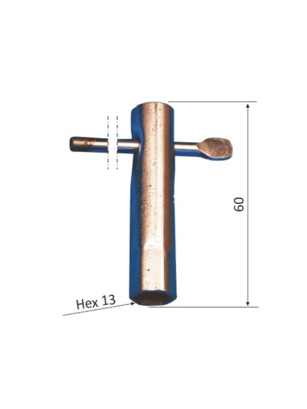 CHEIE TUBULARA 13MM / 82MM