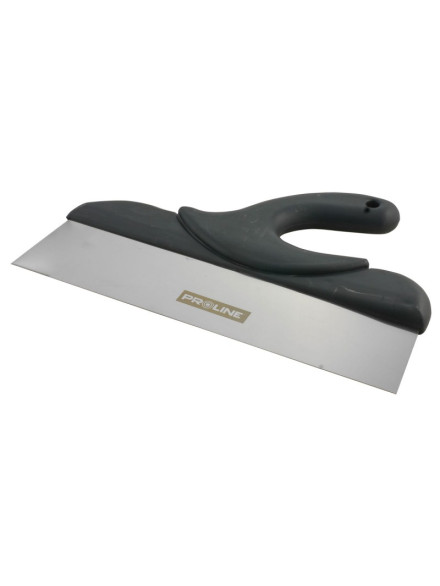 SPATULA INOX CU MANER PLASTIC CURBAT 350X75MM