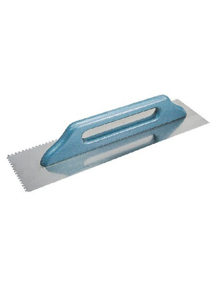GLETUITOR INOX DINTAT CU MANER LEMN 380X130/10MM