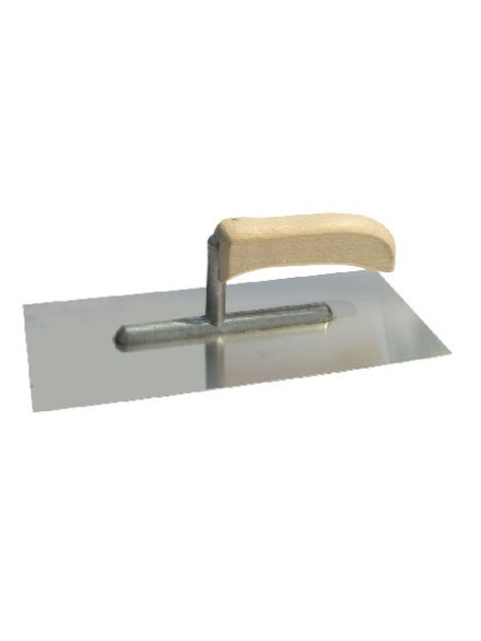 GLETIERA INOX CU MANER LEMN 270X130MM