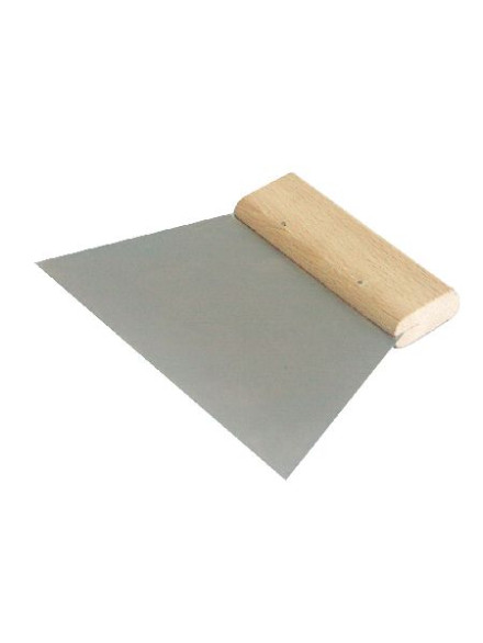 SPATULA INOX CU MANER LEMN 250MM