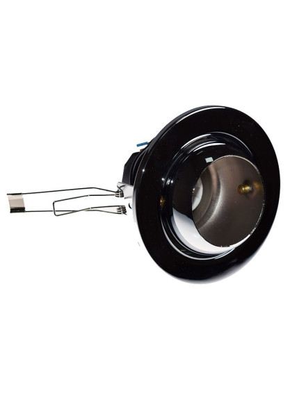 SPOT DL-720 60W CU DULIE E27 CULOARE NEGRU-CROM