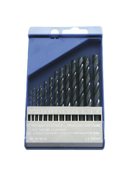 SET BURGHIE METAL HSS 118° IN CASETA 2.0-8.0MM - 13P.