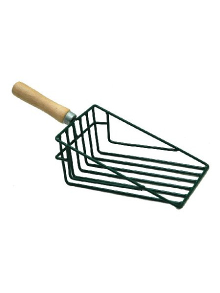 LOPATICA METALICA TIP GRILAJ PENTRU LEGUME 150X350MM
