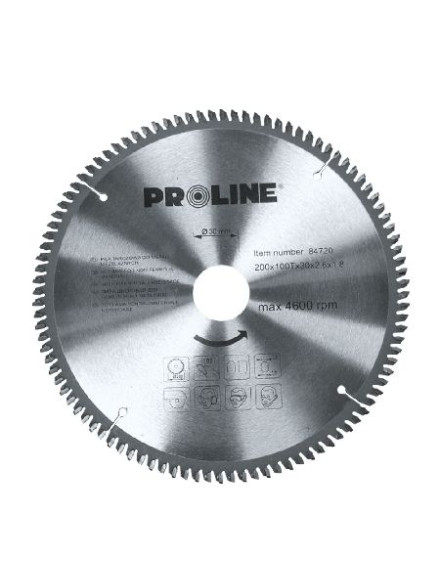 DISC CIRCULAR PENTRU METAL CU DINTI VIDIA 250MM / 100D.