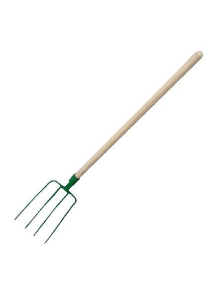 FURCA GOSPODARIE CU MANER LEMN 230X305/1305MM / 4 DINTI